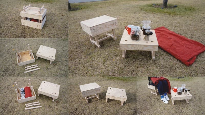 Portable Camping Picnic Table CNC Vector File