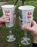 Soporte Portátil para Vasos de Acrílico Vector para Corte Láser