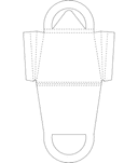 Plantilla de Caja de Regalo Portátil para Corte Láser DXF