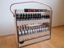 Portable Paint Bottle Storage Rack Laser Cut DXF File