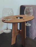 Mesa de Vino Portátil para Dos - Planos para Corte Láser