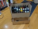 Organizador de Pinturas Portátil con Cajón SVG para Laser Cut
