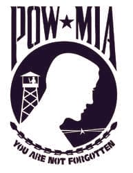 POW MIA You Are Not Forgotten Vector Design (DXF, SVG)