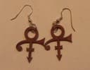 Prince Love Symbol Earrings Laser Cut Vector File (DXF)