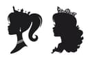 Plantillas de Silueta de Princesa para Corte Láser - Archivos Vectoriales