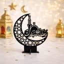 Ramadan Mubarak Crescent Moon Table Decor Laser Cut File