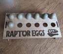 Soporte para Huevos de Codorniz Raptor Eggs Vector SVG