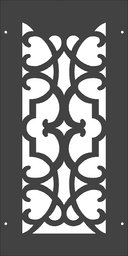 Renaissance Decorative Scrollwork Panel Vector DXF