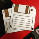 Retro Floppy Disk Coaster Laser Cut Vector File