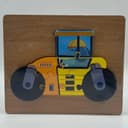 Road Roller Construction Vehicle Puzzle Laser Cut Vector File