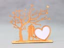 Marco de Fotos Árbol de Corazones para Corte Láser