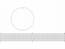 Archivo Vectorial DXF de Caja Redonda para Corte Láser