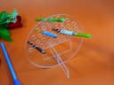 Suporte de Caneta Redondo para Mesa - Vetor para Laser DXF