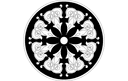 Archivo Vector DXF Mandala Floral Redonda