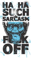 Sarcastic Gorilla Quote Design Vector File