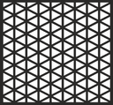 Padrão de Grade Triangular Sem Costura para Corte a Laser
