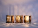 Conjunto de 3 Lanternas Decorativas para Velas Corte a Laser DXF