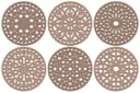 Set de 6 Posavasos Mandala Circular Archivo Vector DXF