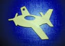 Vector de Silueta de Avión Simple para Corte Láser