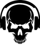 Archivo Vectorial DXF de Calavera con Auriculares