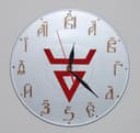 Diseño de Reloj de Pared Decorativo Eslavo DXF