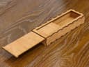 Sliding Lid Wooden Pencil Case Vector File for Laser Cutting