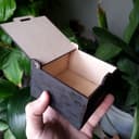 Small Hinged Wooden Box Laser Cut Vector File