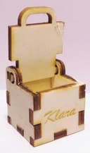 Small Personalized Keepsake Box Laser Cut Vector File