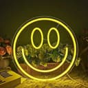 Diseño Vectorial de Letrero Neón Smiley Face para Corte Láser DXF