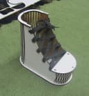 Sneaker Desk Organizer Laser Cut Vector File