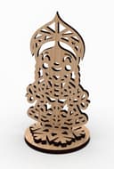 Arquivo Vetor Laser Cut Snow Maiden Snegurochka SVG