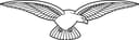Archivo Vectorial de Silueta de Águila en Vuelo para Corte Láser (DXF)