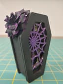 Spooky Halloween Coffin Box Vector File for Laser Cutting (SVG)