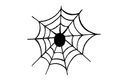 Spooky Spider Web Vector Design for Laser Cutting DXF