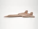 Plano Vectorial de Rompecabezas 3D SR-71 Blackbird para Láser DXF
