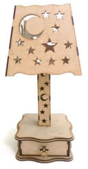 Star and Moon Night Lamp Vector Design for Laser Cutting