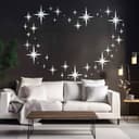 Star Heart Wall Decor Vector Design for Laser Cutting DXF SVG
