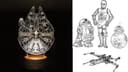 Arquivos Vetoriais para Luminária 3D Star Wars