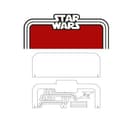 Arquivo SVG do Logotipo Retrô Star Wars para Corte a Laser