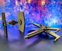 Star Wars Starfighter 3D Puzzle Laser Cut Vector File