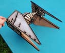 Arquivo Vetorial de Puzzle 3D TIE Interceptor para Laser Cut
