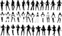 Stunning Women Silhouettes Vector Collection for Laser Cutting