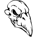 Diseño Vectorial de Calavera Estilizada Archivo DXF para CNC