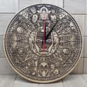 Reloj de Pared Superhéroe Vector para Corte Láser