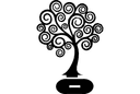 Swirly Tree 3D Puzzle Laser Cut Vector File