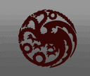 Vector del Logo de la Casa Targaryen para Corte Láser