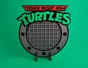 Arte de Pared Tapa de Alcantarilla TMNT Archivo SVG