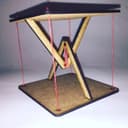 Archivo Vector Corte Láser Mesa Tensegrity Anti-Gravedad