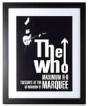 The Who Marquee Poster Vector Design for Laser Cutting