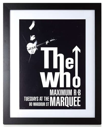 The Who Marquee Poster Vector Design for Laser Cutting